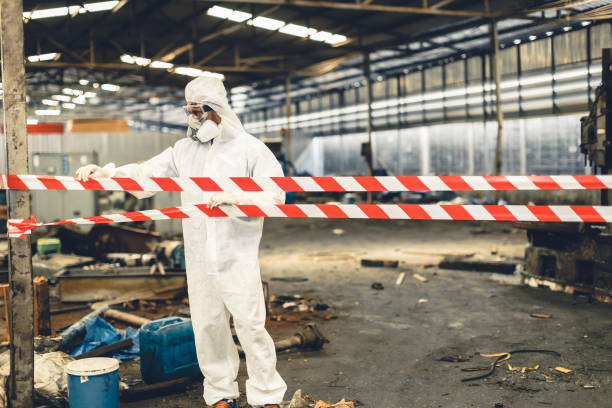 Professional Biohazard technician working in Renton, WA